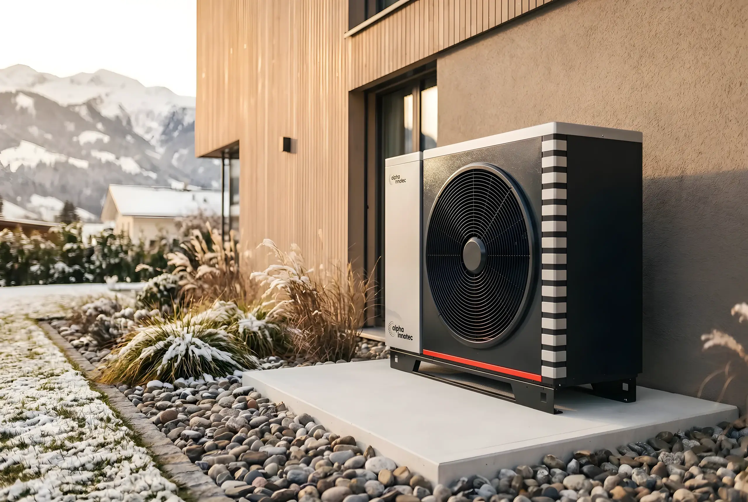 Villa et pompe à chaleur alpha innotec