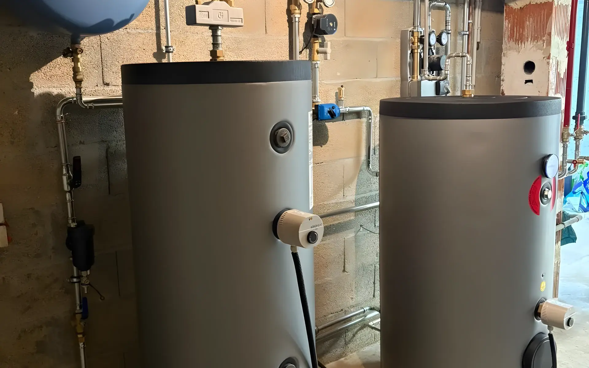 Chaufferie genevoise remise en ordre par Thermalp après la pose d'une pompe à chaleur