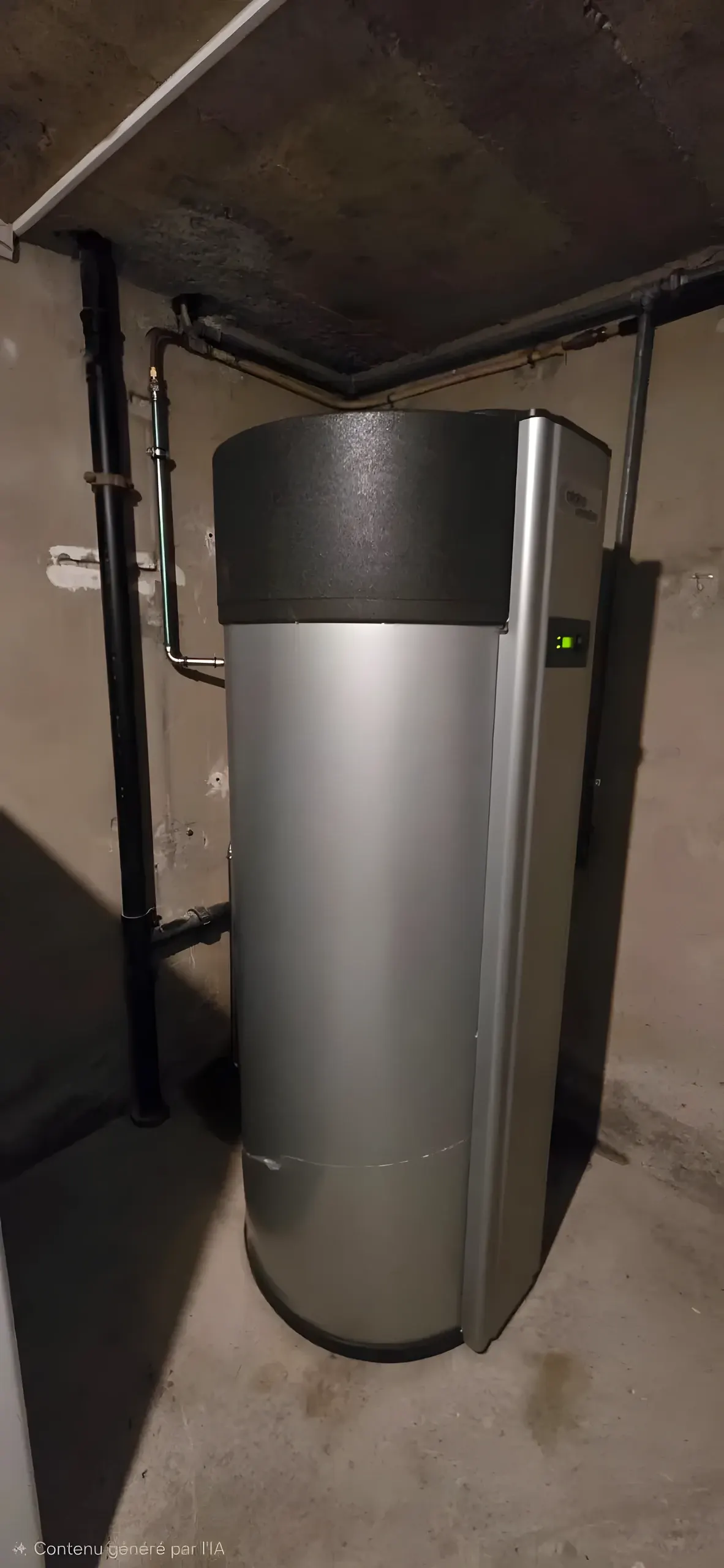 Chauffe-eau thermodynamique alpha innotec BWP 270N posé à Hauterive